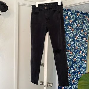 American Eagle High Rise Jegging 8 Long